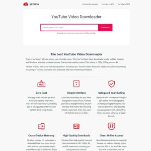 Y2Mate YouTube Downloader Source Code